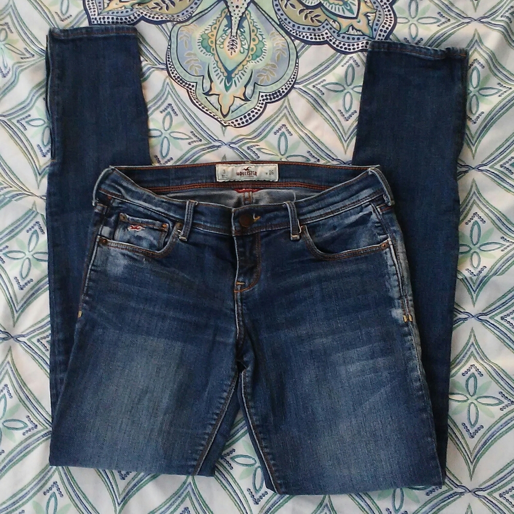 Hollister stretch jeans So Cal zipper leg